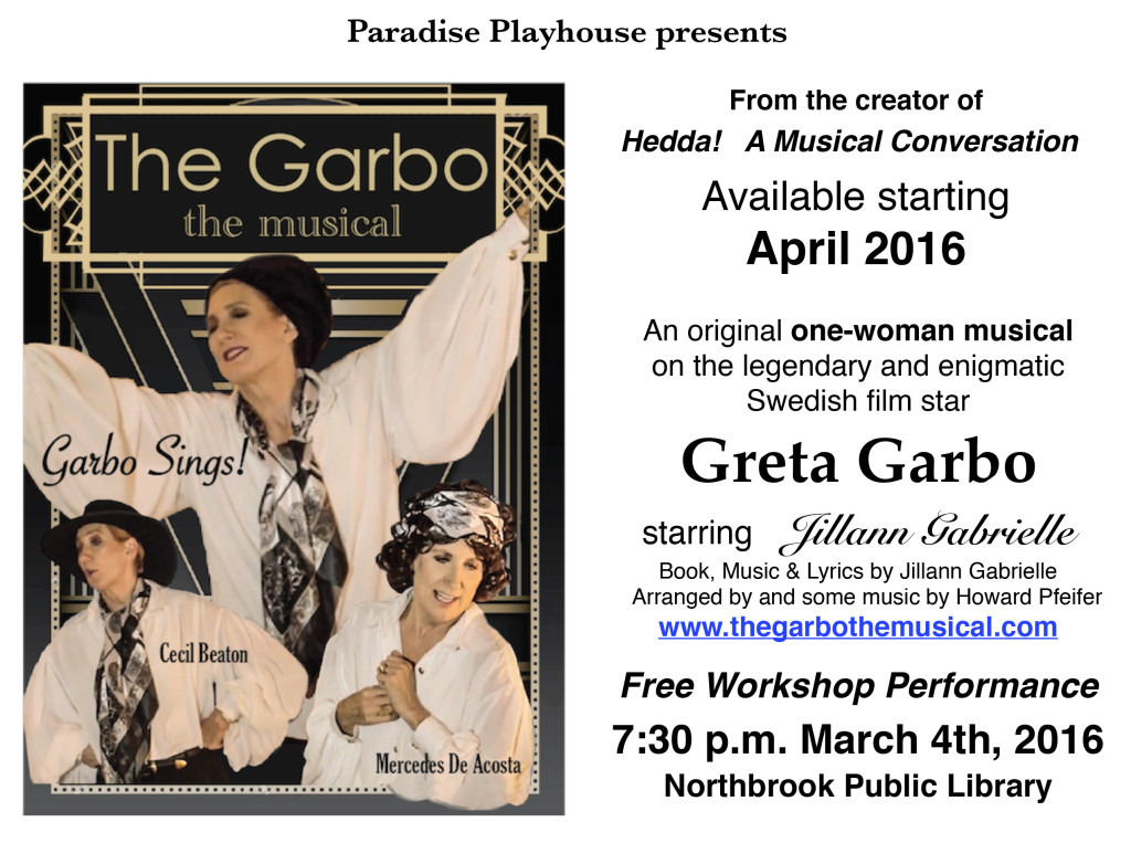 new home page for The Garbo the Musical